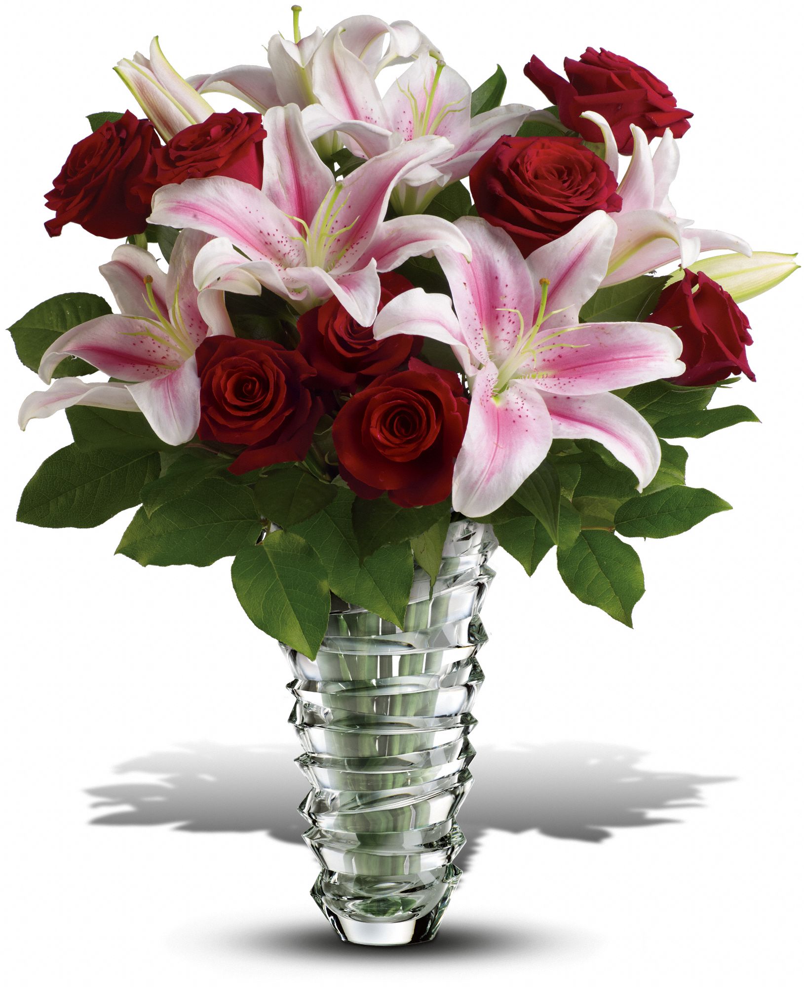 Teleflora's Melt My Heart  - Long Stemmed Roses Flowers