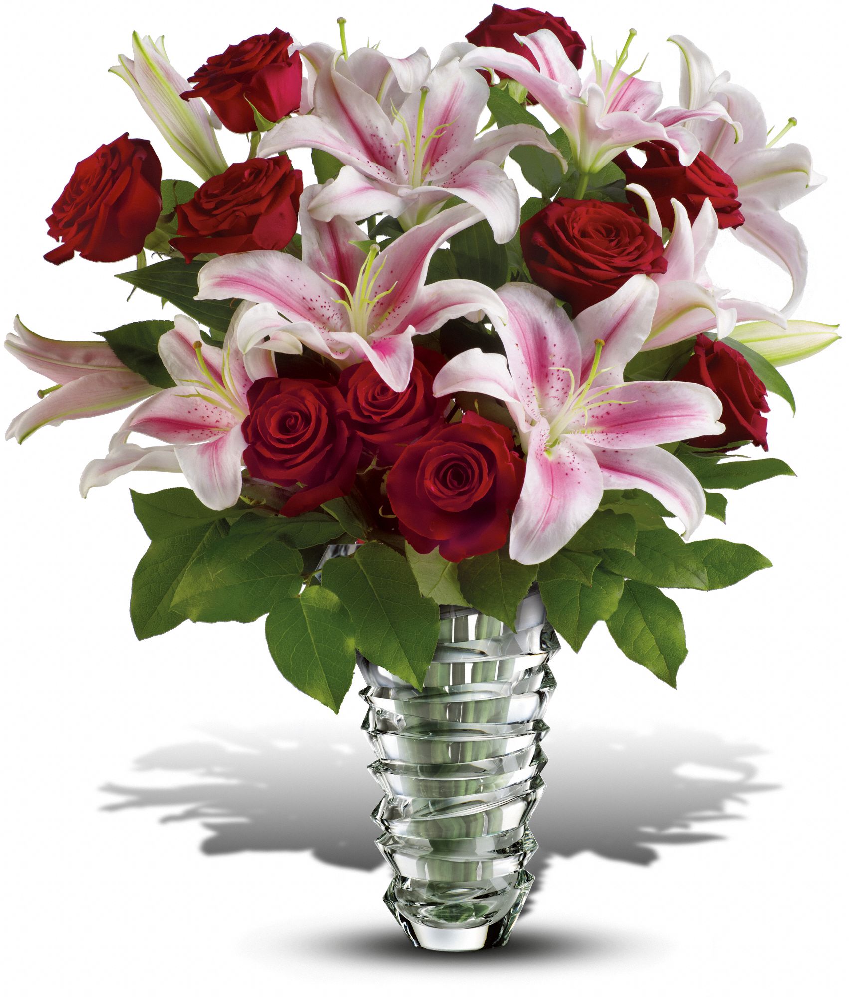 Teleflora's Melt My Heart  - Long Stemmed Roses Flowers