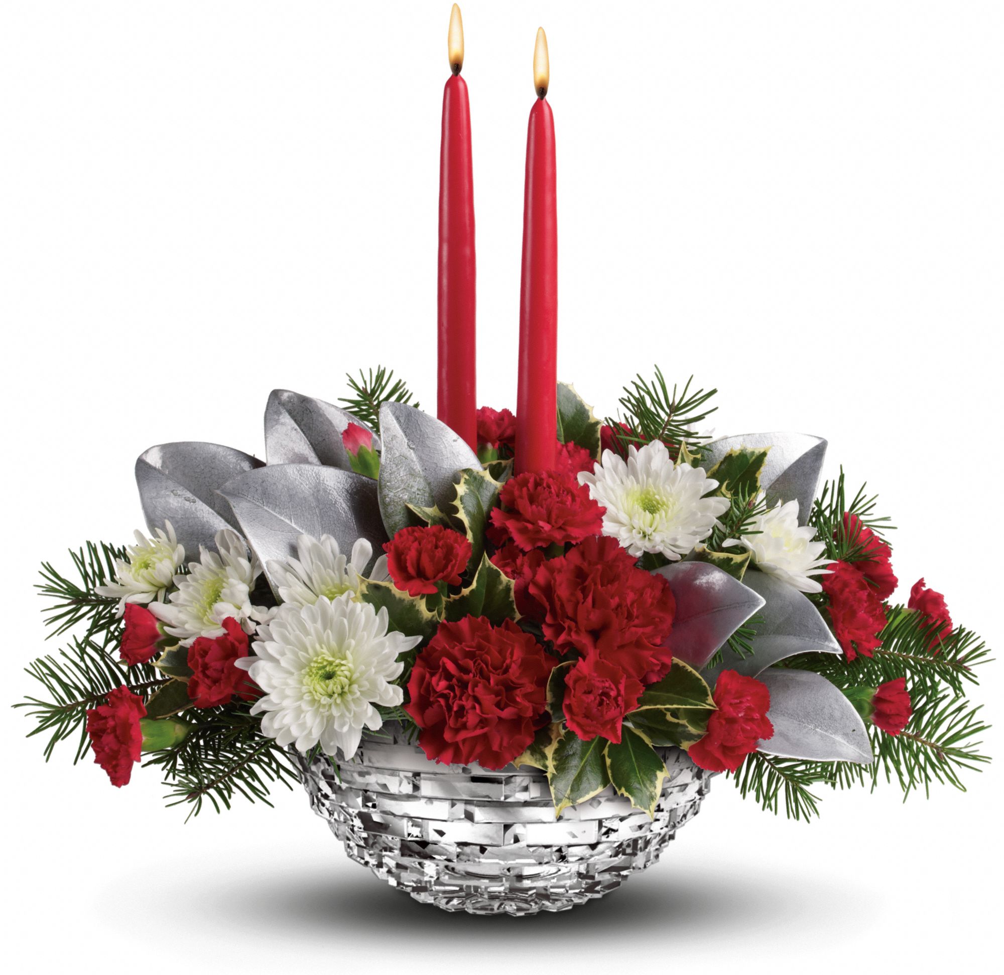 Teleflora's Winter Magic Centerpiece Flowers