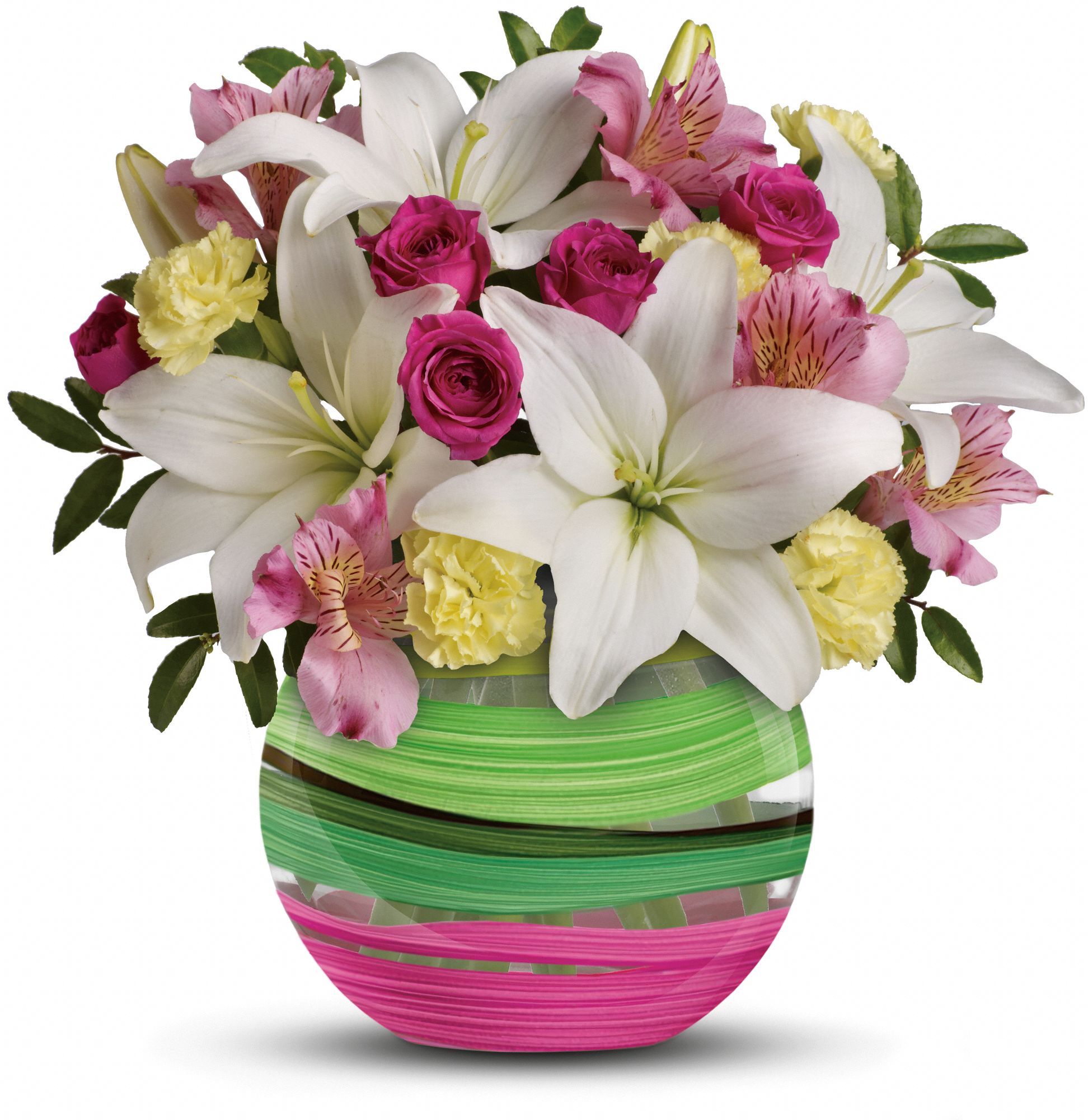 Teleflora's Paint It Pastel Bouquet Flowers