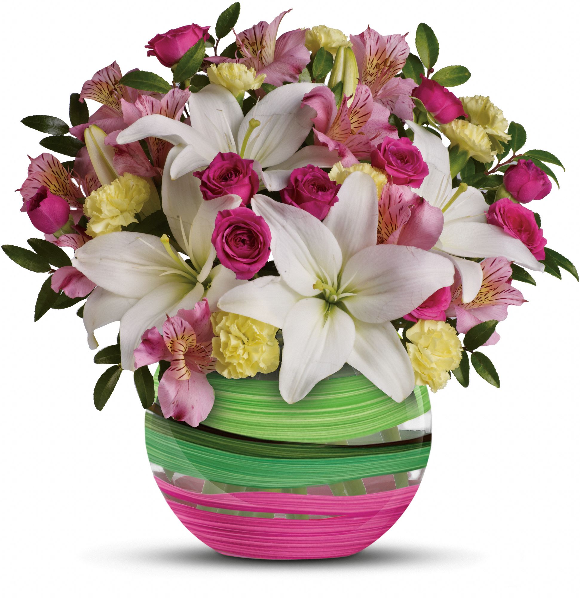 Teleflora's Paint It Pastel Bouquet Flowers