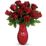 Passion's Heart Bouquet by Teleflora Flowers