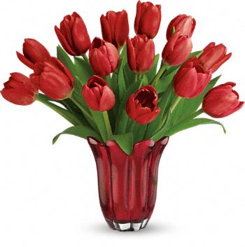 Teleflora's Kissed By Tulips Bouquet