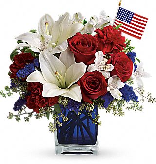 America the Beautiful Patriotic Bouquet