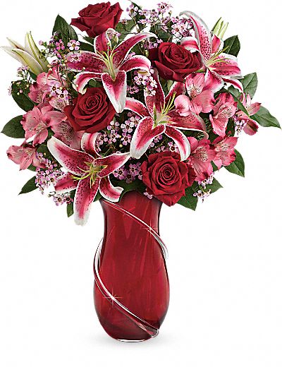 Teleflora's Wrapped With Passion Bouquet