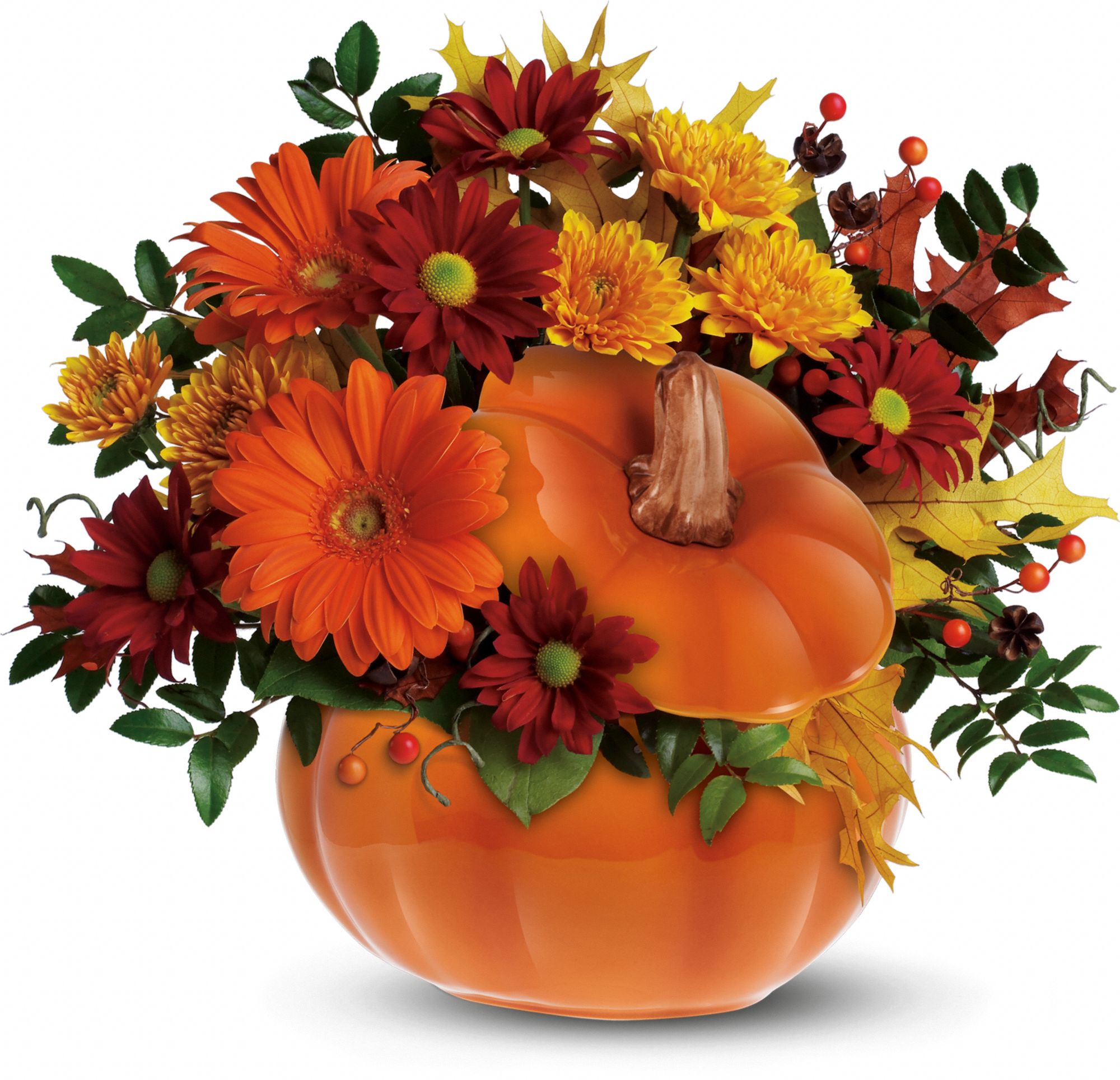 Teleflora's Country Pumpkin Flowers