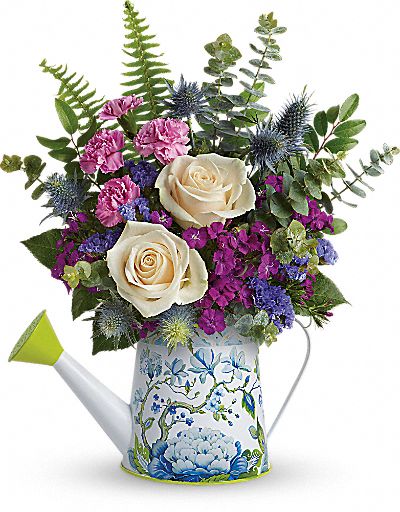 Teleflora's Silver and Joy Centerpiece