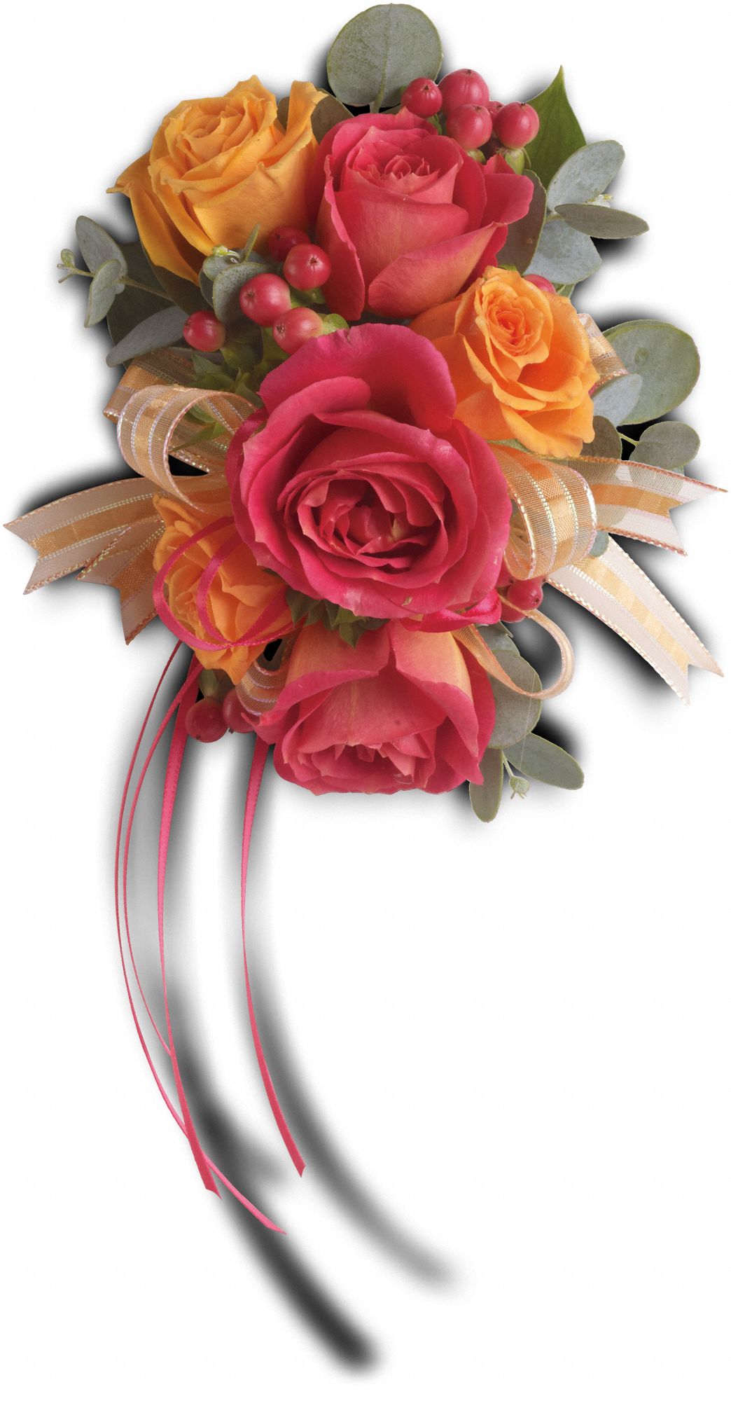 Sunset Beauty Wristlet Flowers