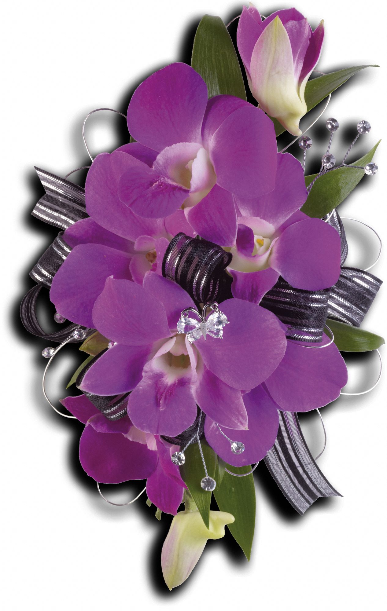Purple Promise Wristlet Flowers
