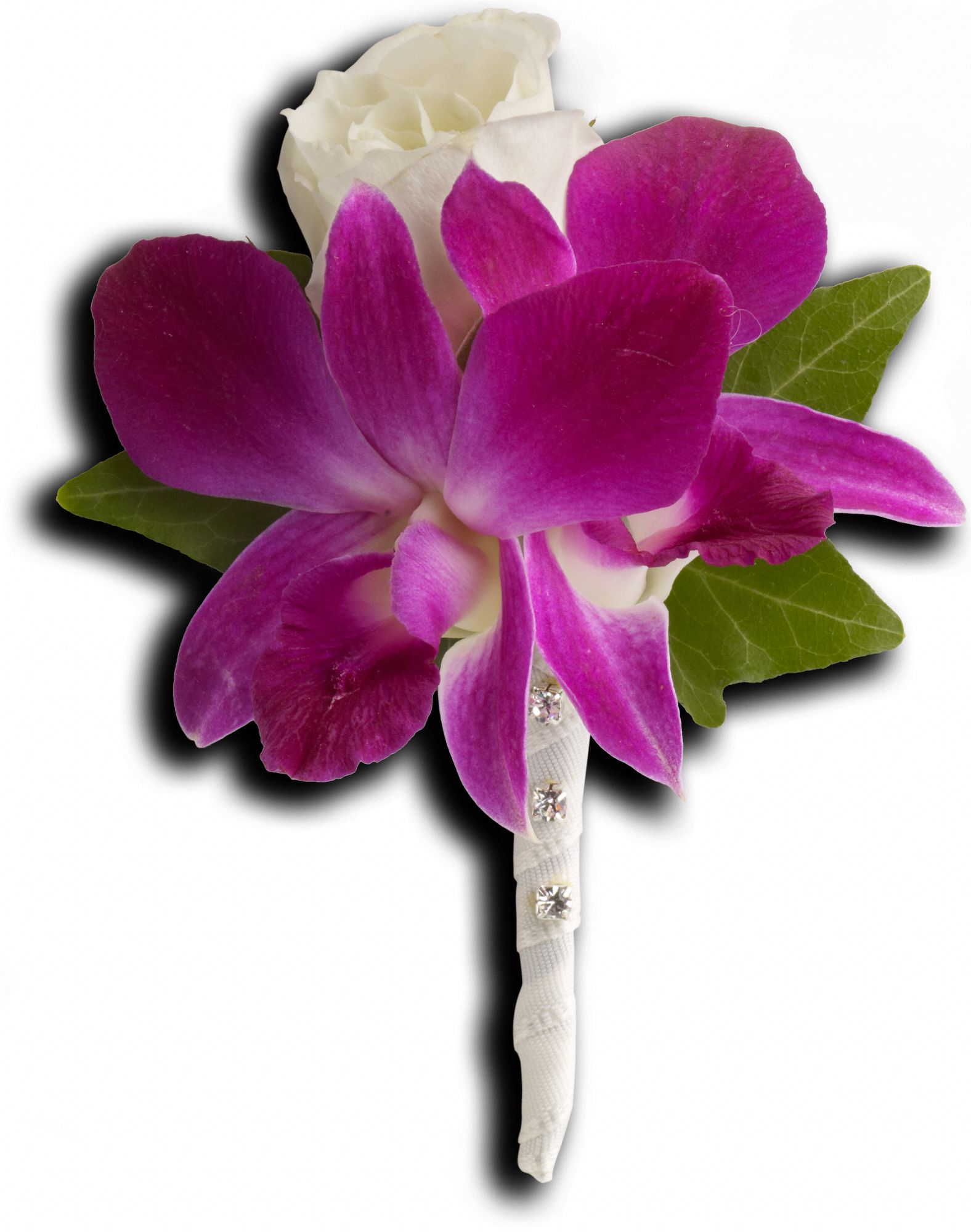 Fresh in Fuchsia Boutonniere Flowers