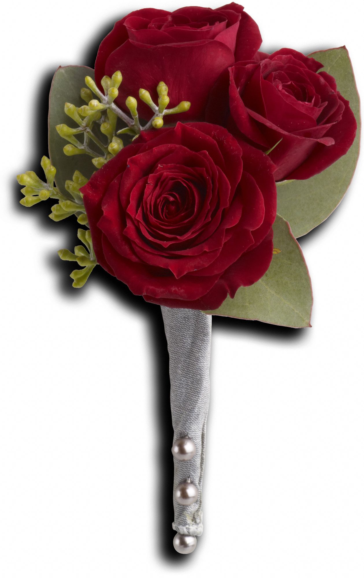 King's Red Rose Boutonniere Flowers