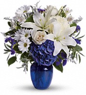 Beautiful in Blue Flowers