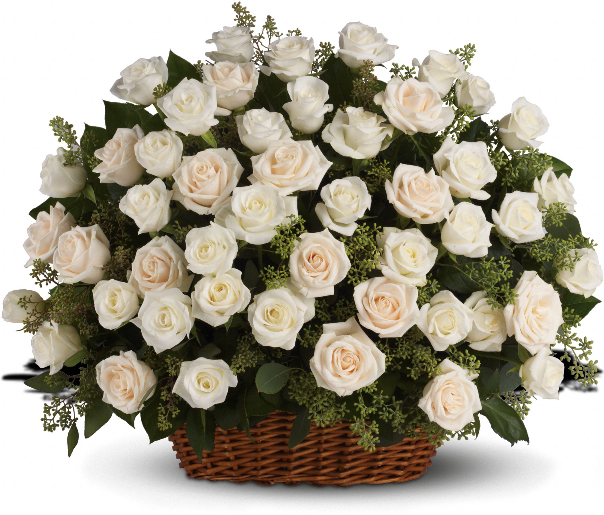 Bountiful Rose Basket Flowers