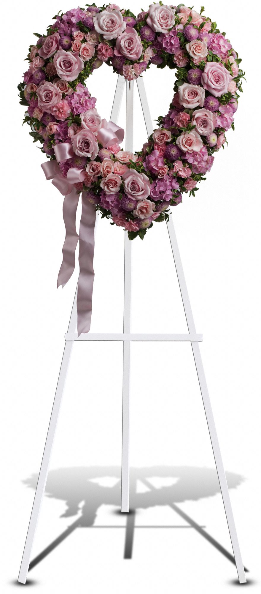 Rose Garden Heart Flowers