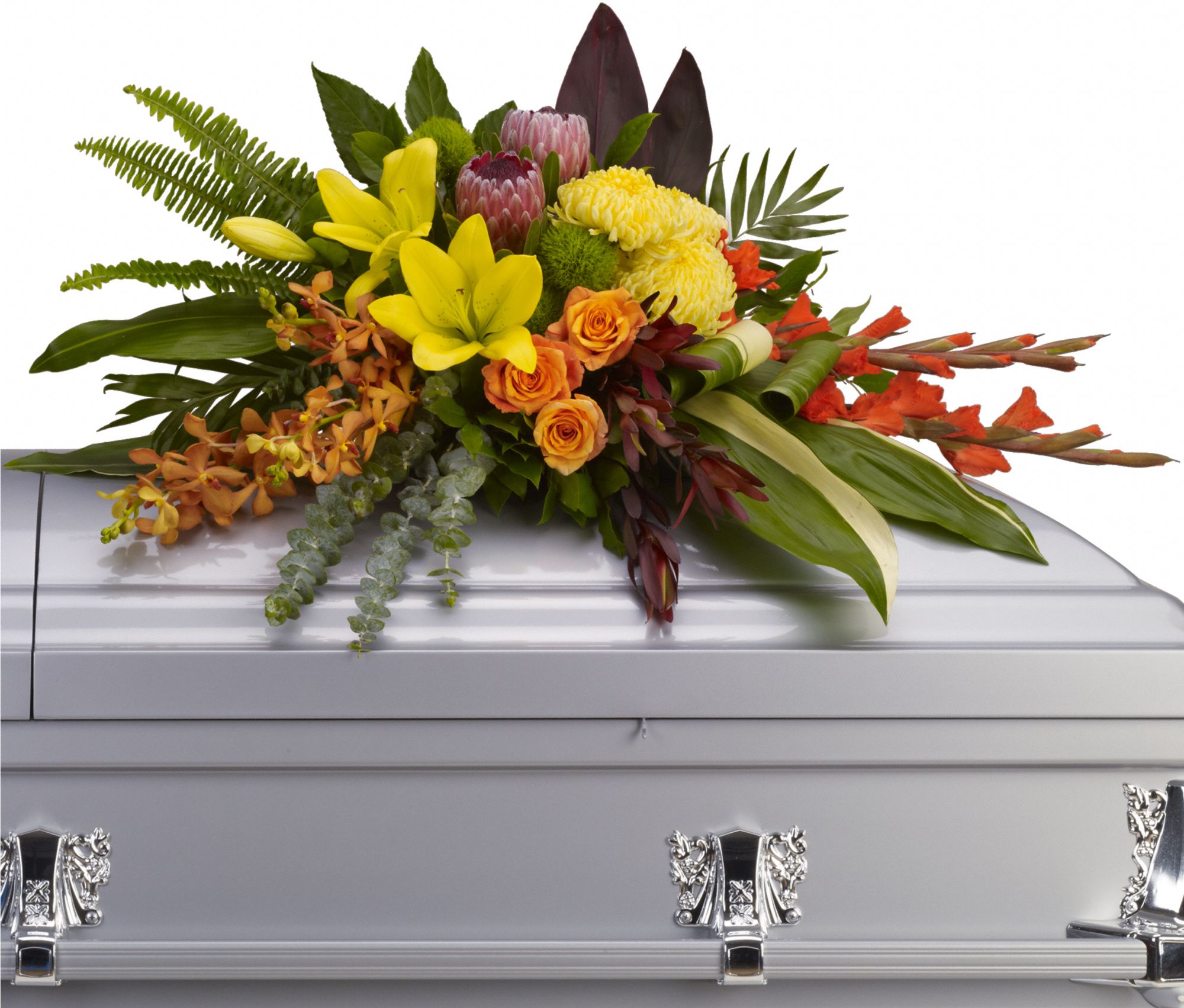 Island Memories Casket Spray Flowers