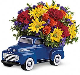 Teleflora's '48 Ford Pickup Bouquet Flowers