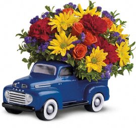 Teleflora's '48 Ford Pickup Bouquet Flowers