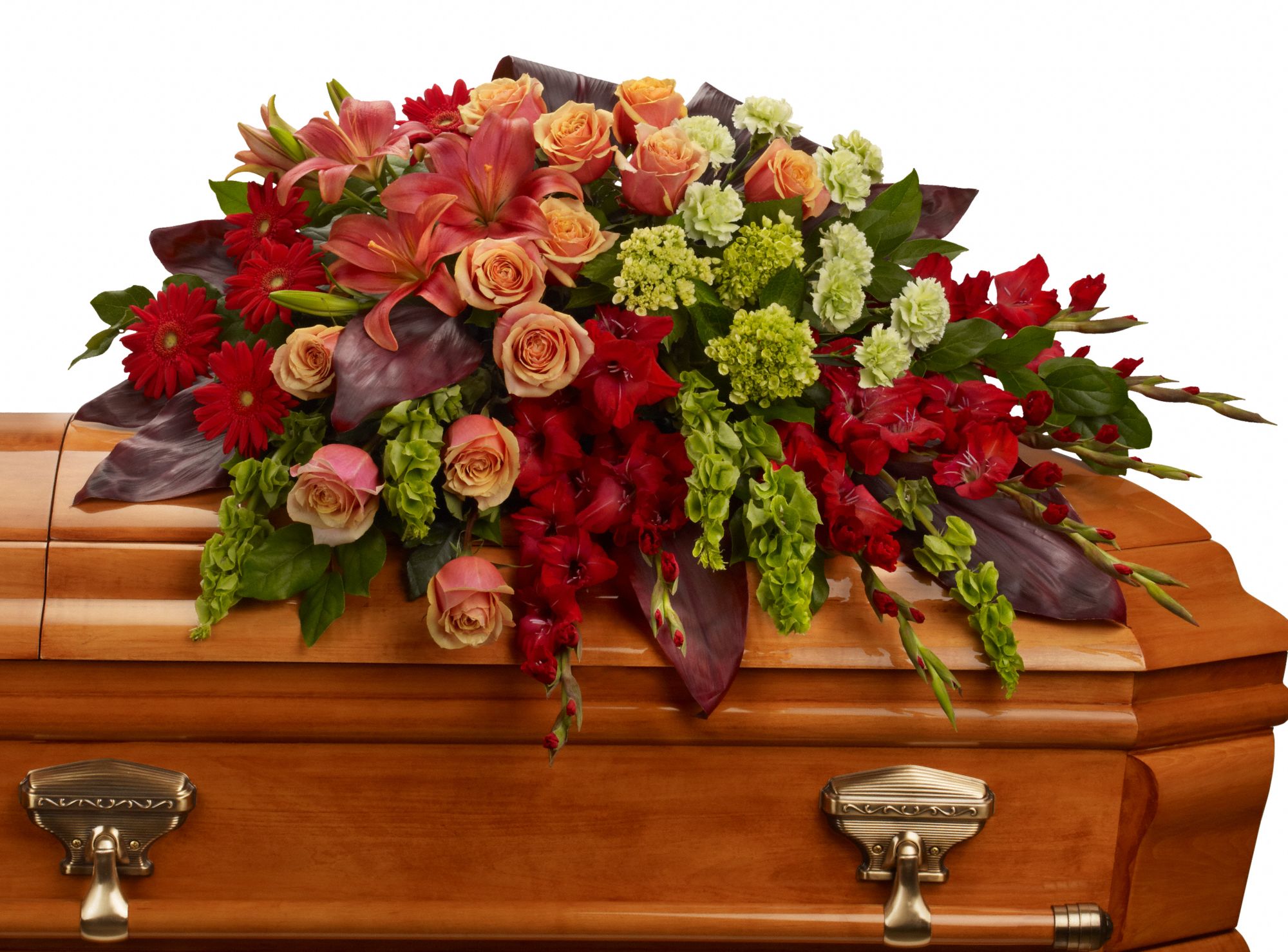 A Fond Farewell Casket Spray Flowers