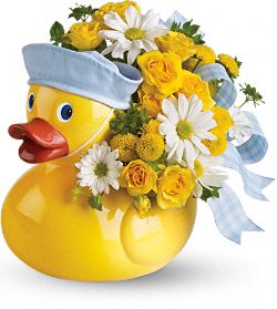 Ducky Baby Boy Bouquet
