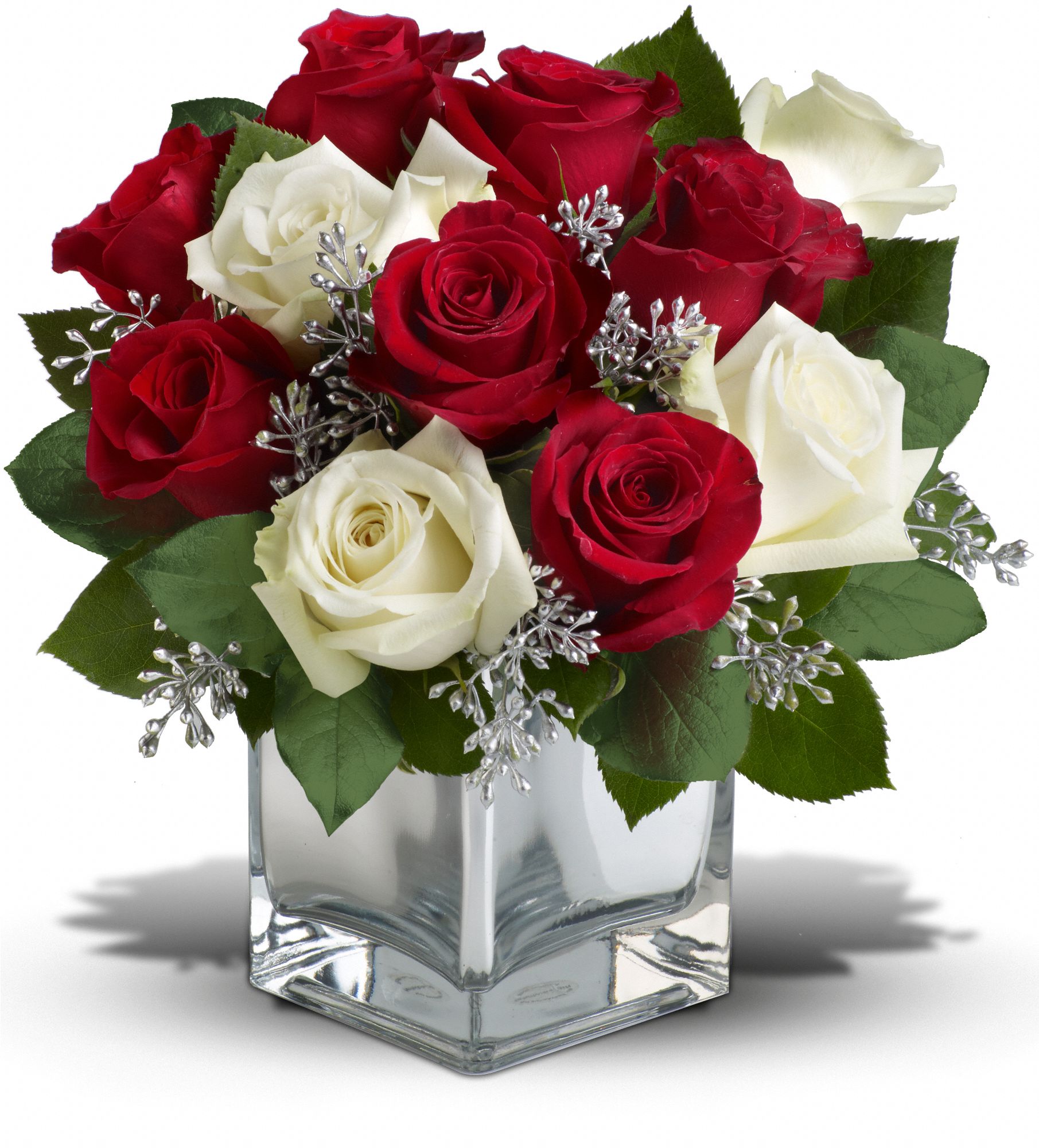 Teleflora's Snowy Night Bouquet Flowers