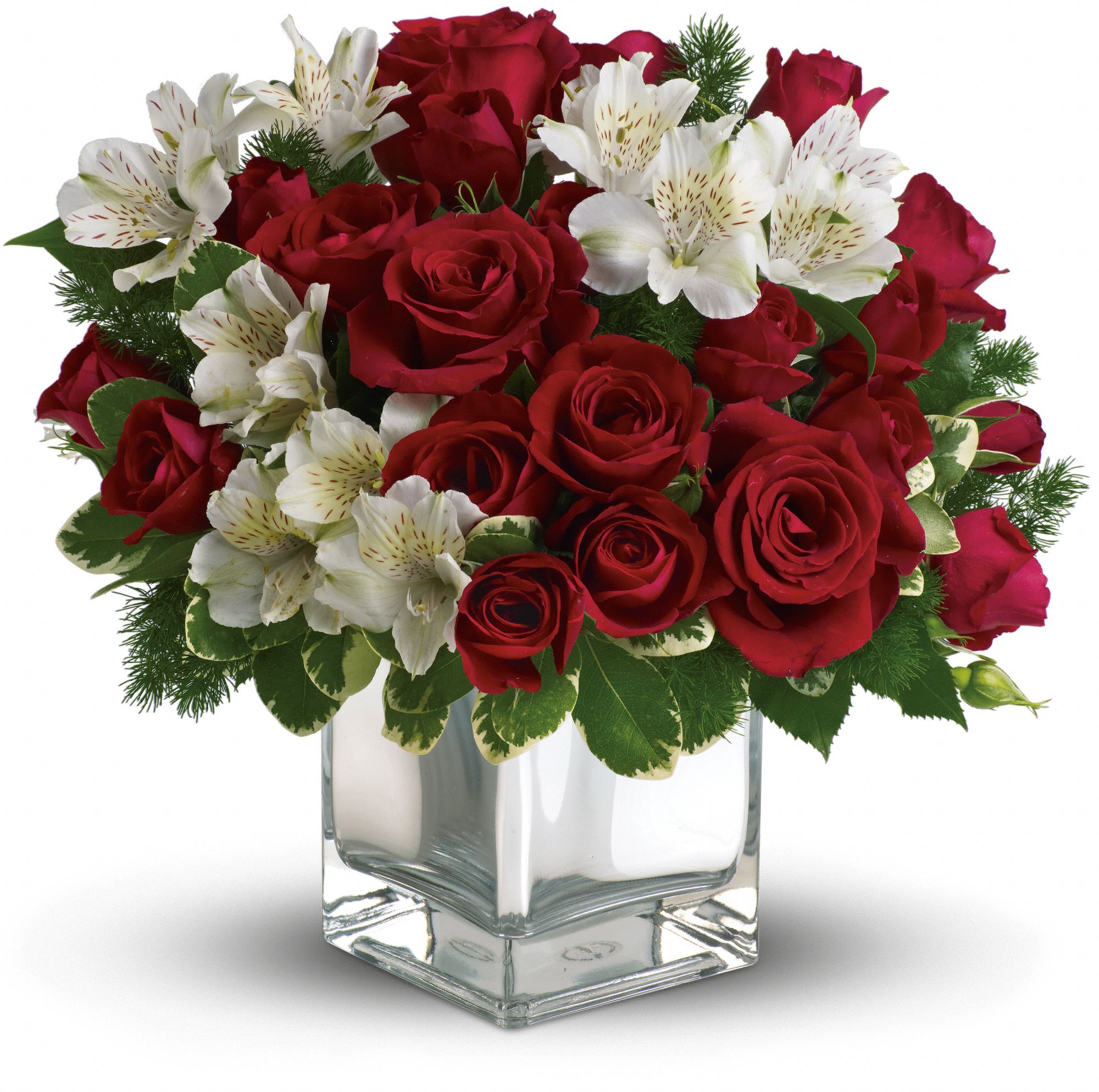 Teleflora's Christmas Blush Bouquet Flowers
