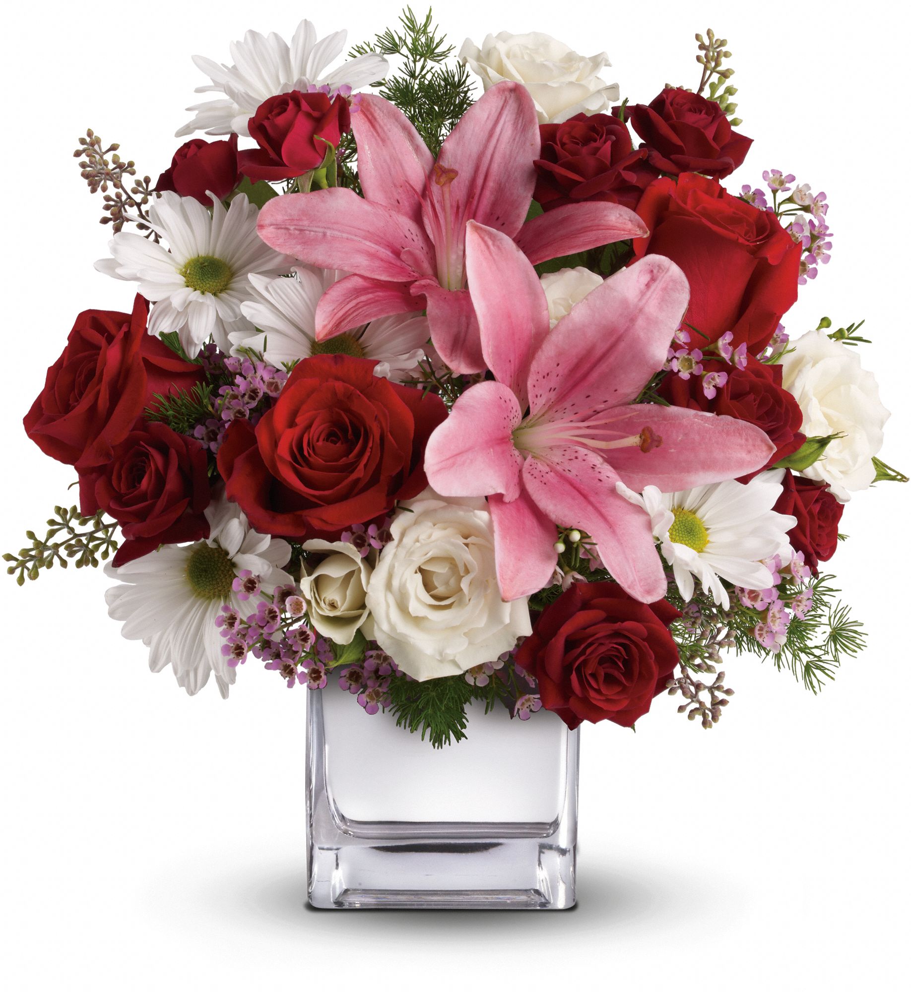 Teleflora's Happy in Love Bouquet Flowers