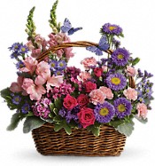 Country Basket Blooms Flowers