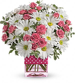 Polka Dots and Posies Bouquet