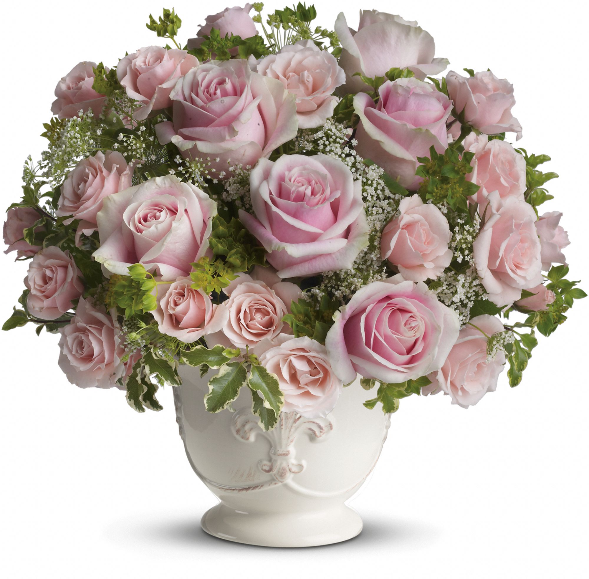 Fleur-de-lis french country pot
