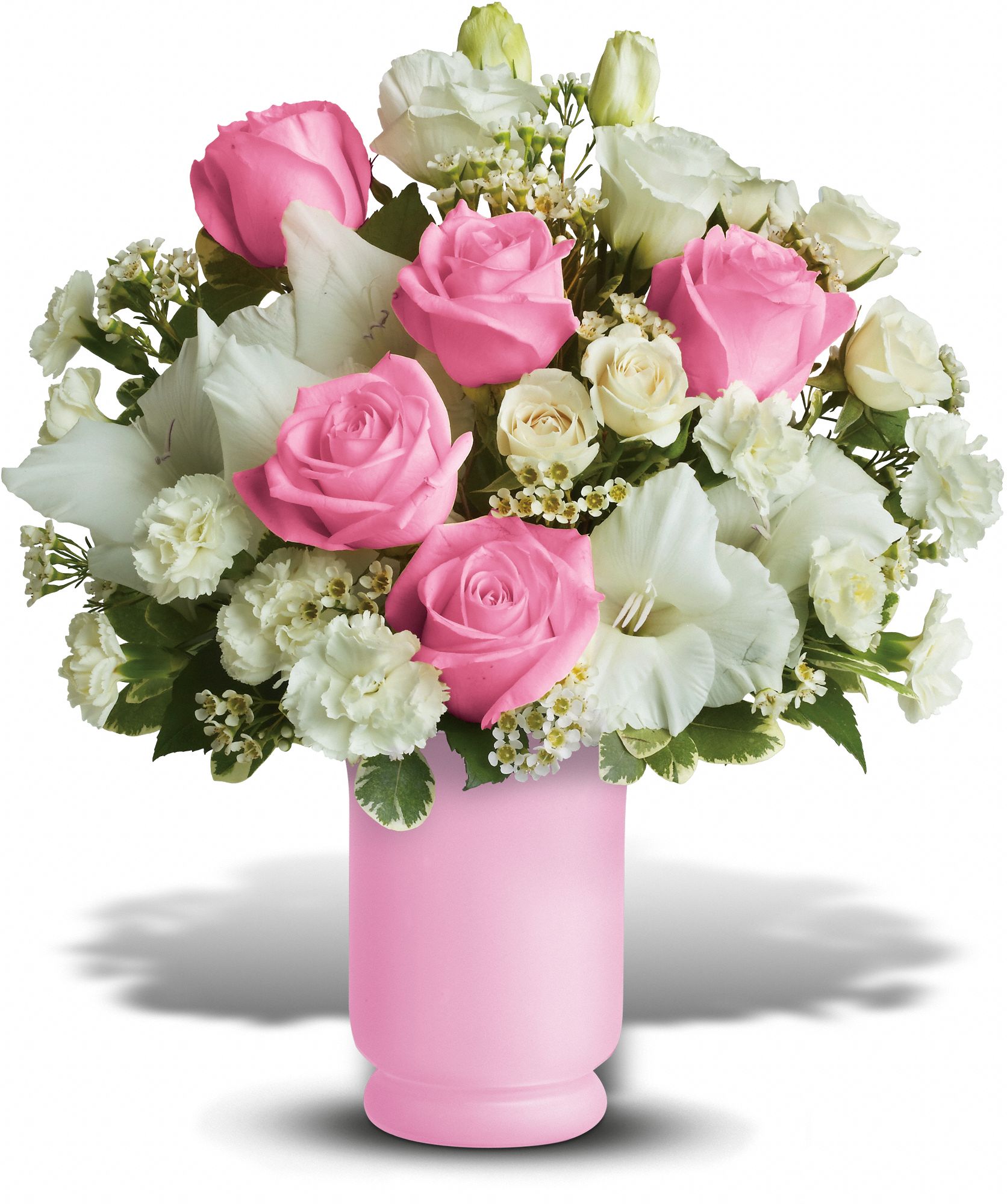 Teleflora's Pink and White Delight Flowers