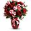 Dance with Me Bouquet with Red Roses Flowers
