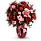 Dance with Me Bouquet with Red Roses Flowers