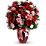 Dance with Me Bouquet with Red Roses Flowers