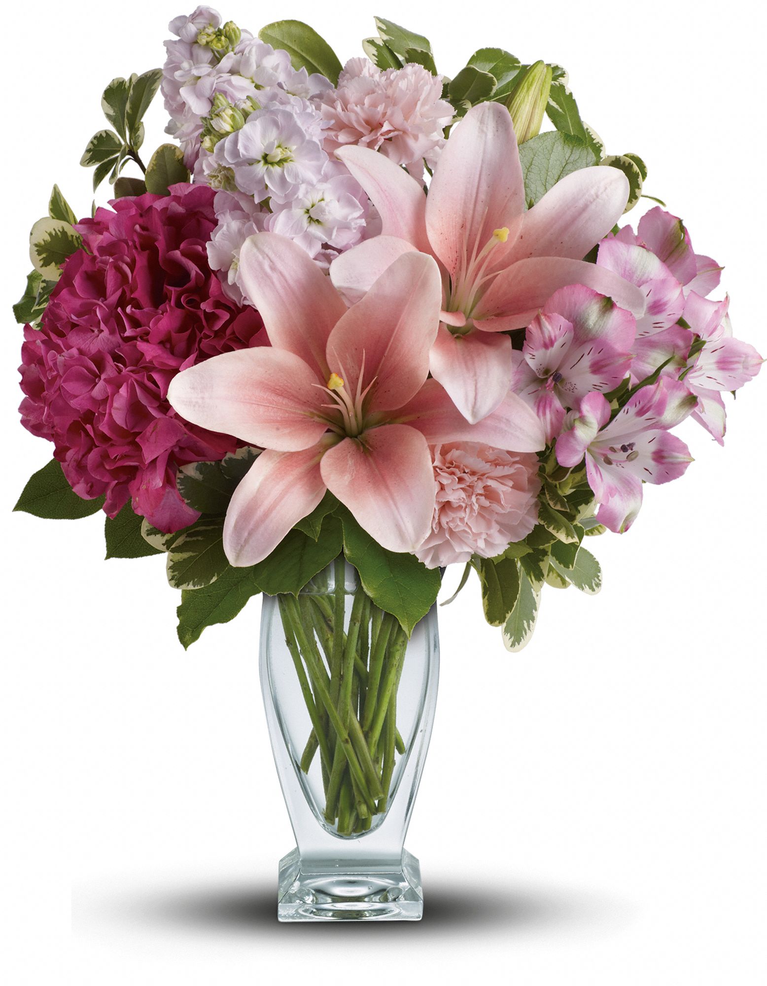 Teleflora's Blush Of Love Bouquet Flowers