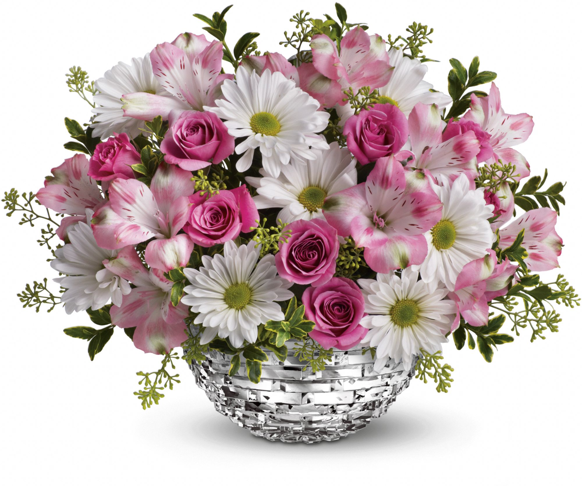 Teleflora's Facets Of Spring Centerpiece Flowers