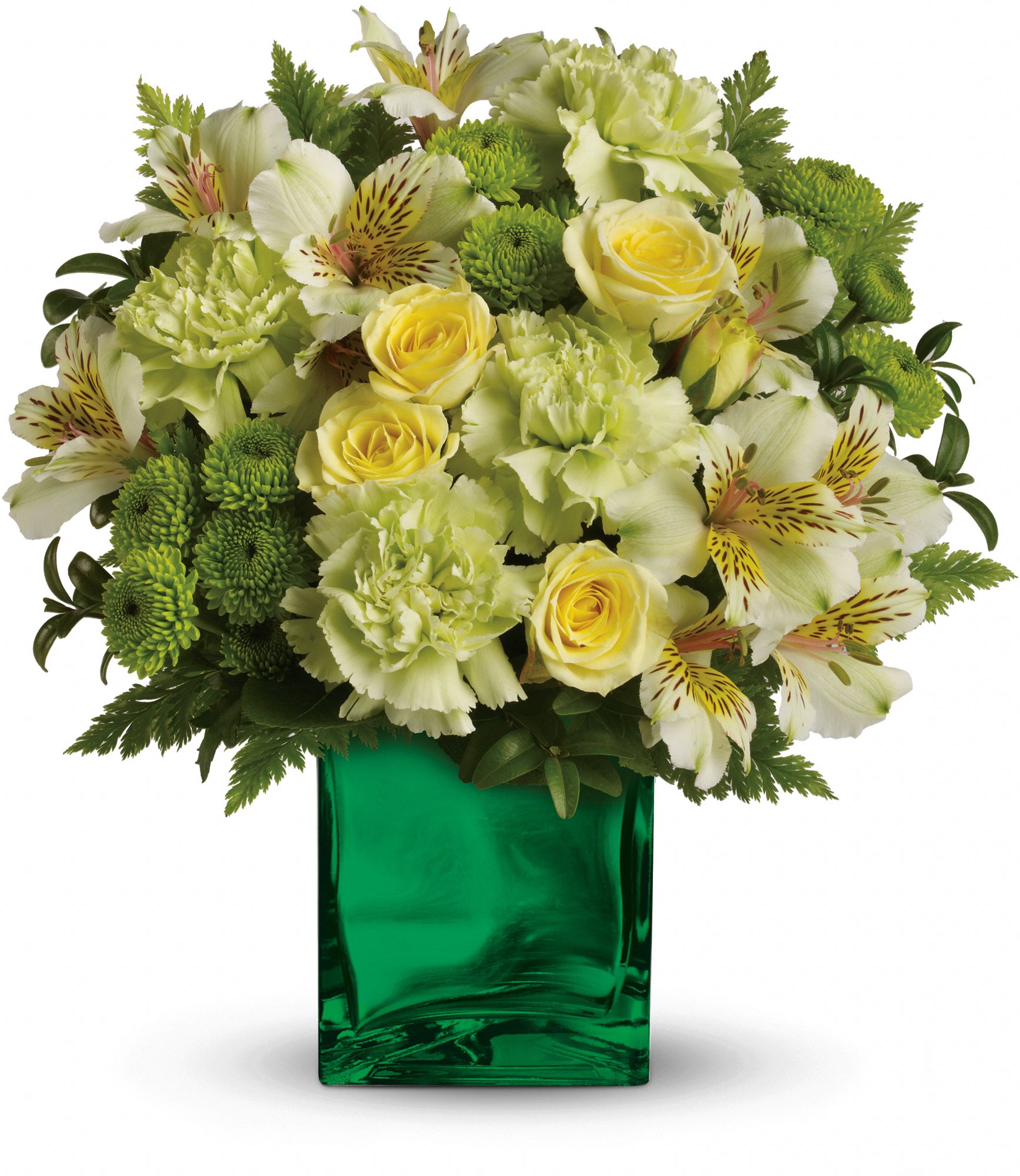 Teleflora's Emerald Elegance Bouquet Flowers
