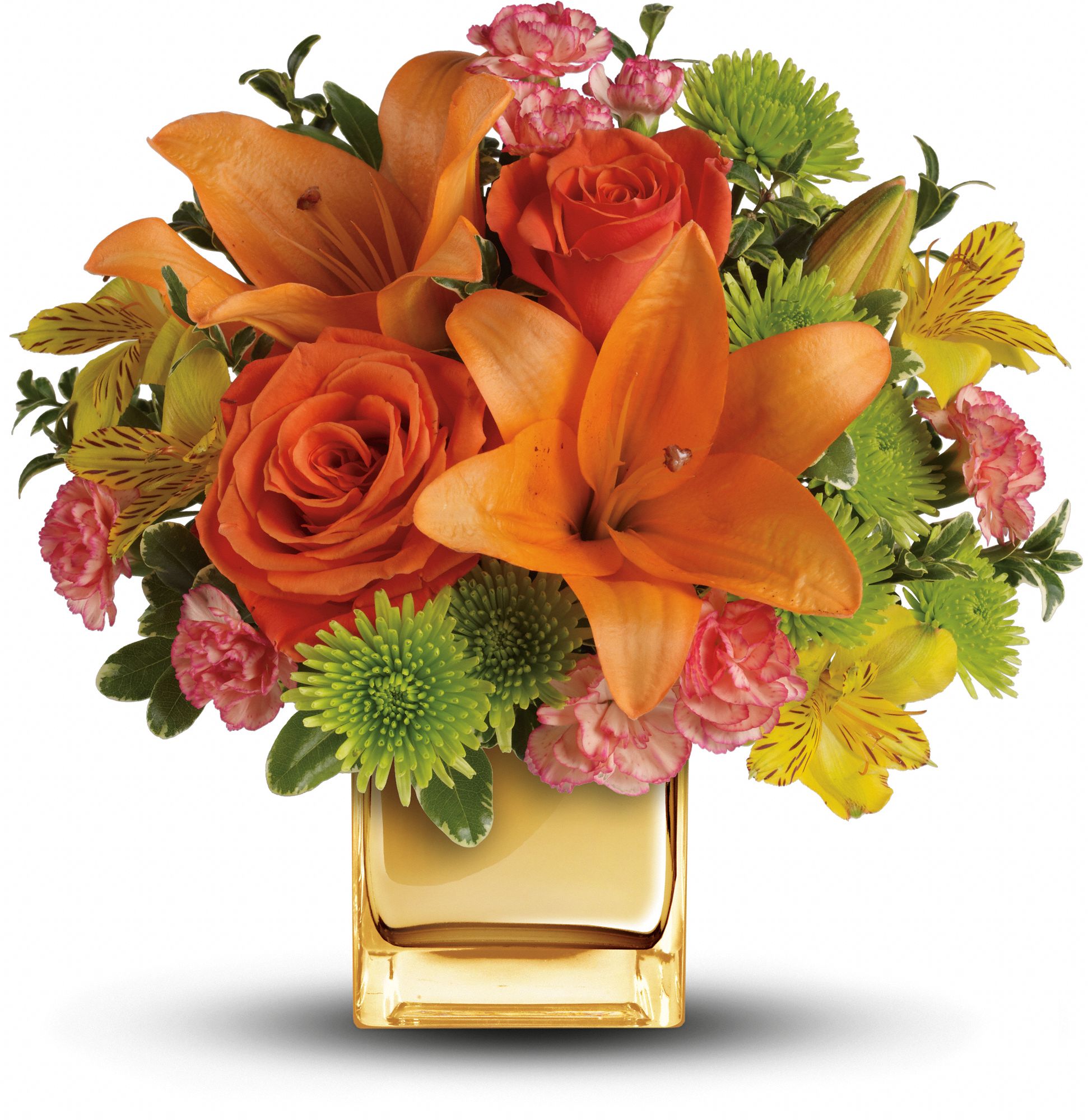 Teleflora's Tropical Punch Bouquet Flowers