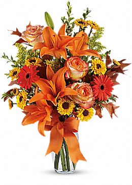 Burst of Autumn Flowers