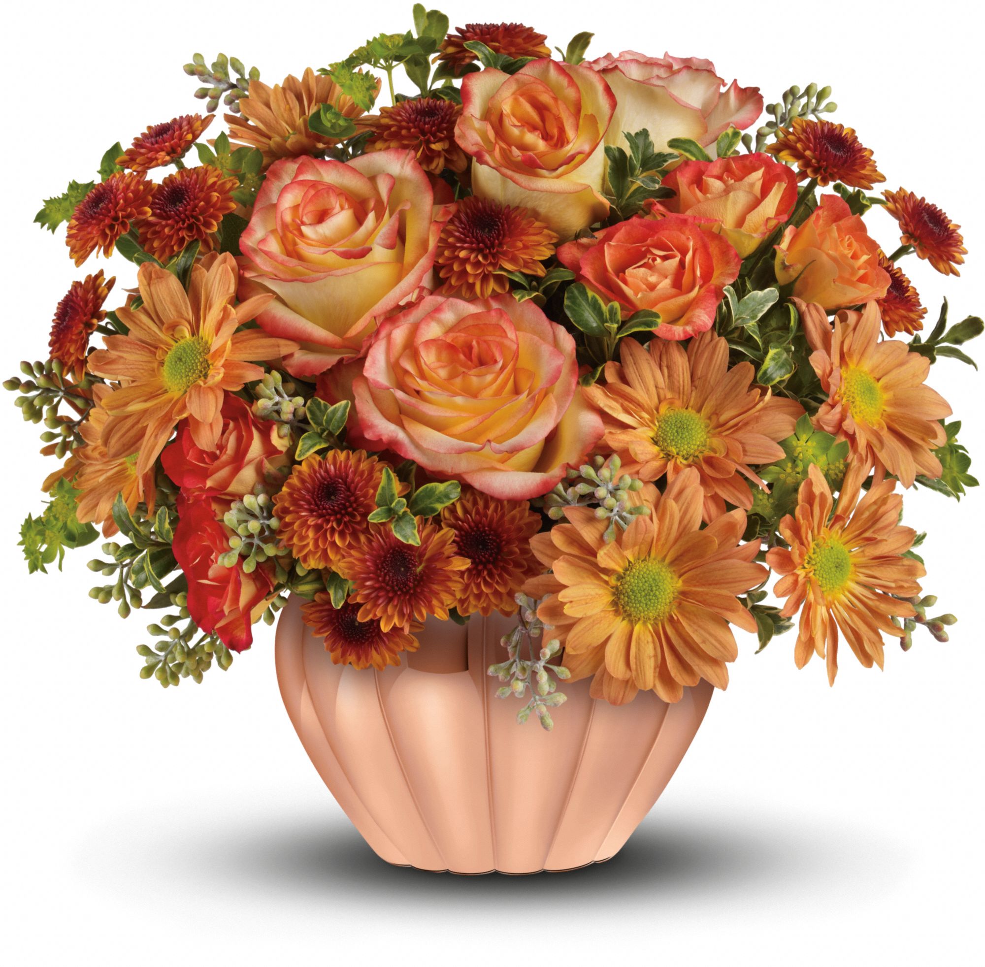 Teleflora's Joyful Hearth Bouquet Flowers