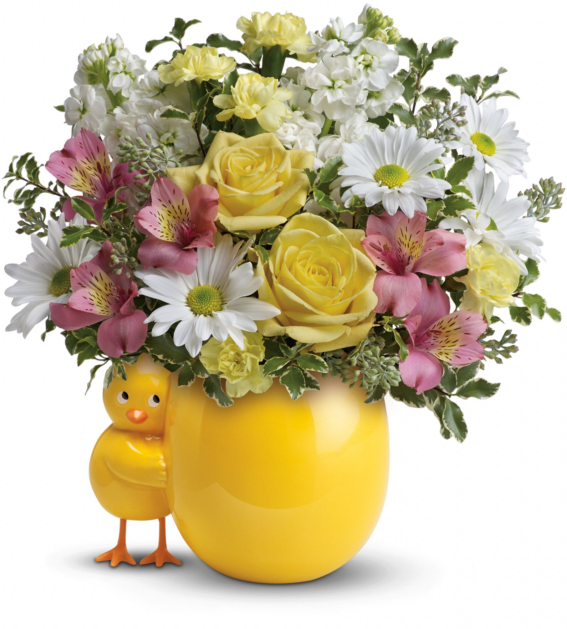 Teleflora’s Sweet Peep Bouquet Baby Pink Dynabox