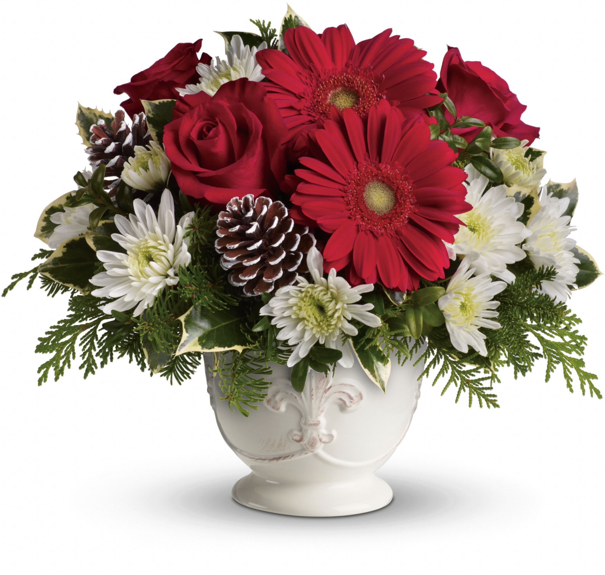 Teleflora's Simply Merry Centerpiece Flowers