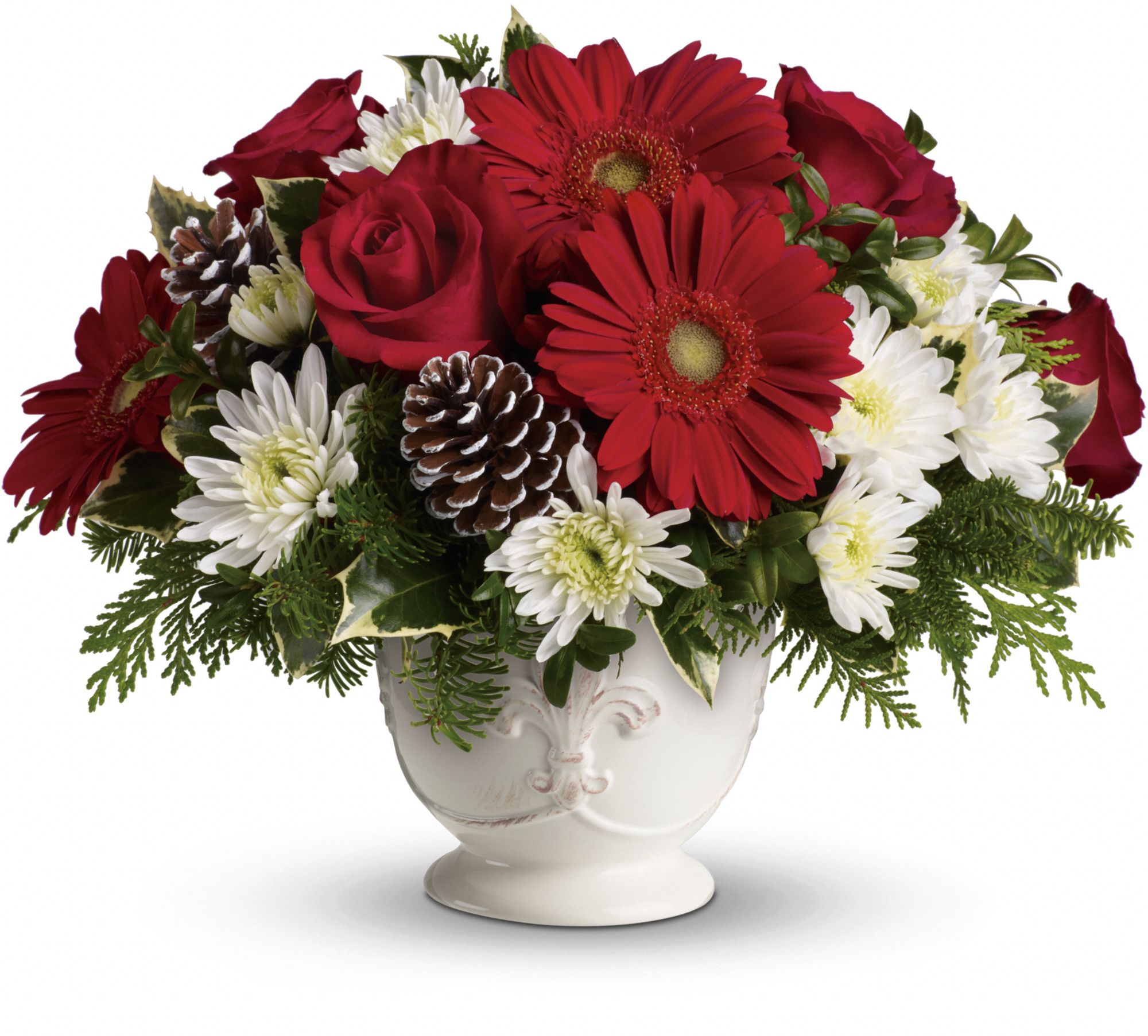 Teleflora's Simply Merry Centerpiece Flowers
