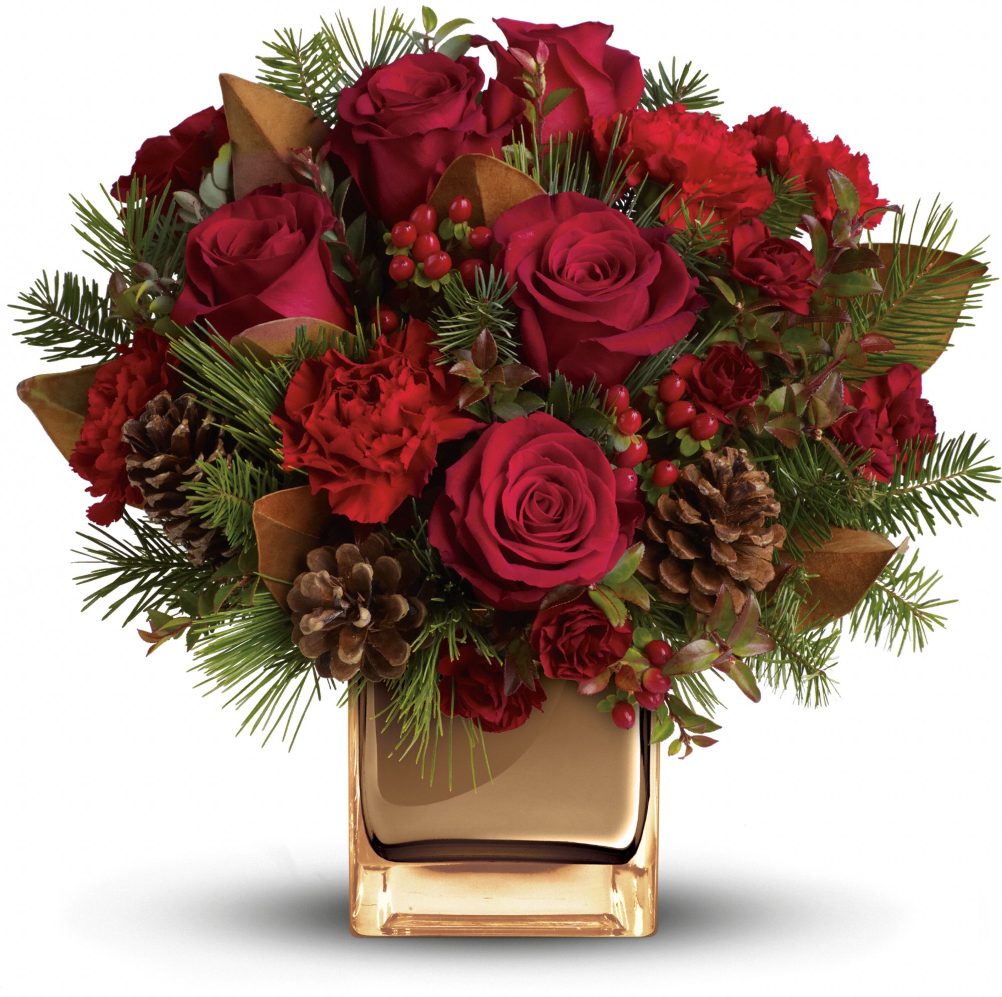 Warm Tidings Bouquet by Teleflora Flowers