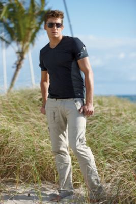 PISTOL PETE AVIATOR TEE & P.O.V. STEVE CONVERTIBLE CARGO PANT