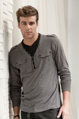 WT:02® Inset Long-Sleeves Henley