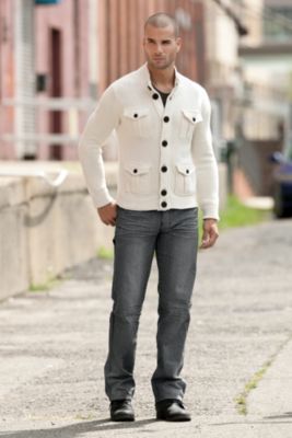 Seduka® Alaska Sweater & Tuscon Pinstripe Carpenter Jean