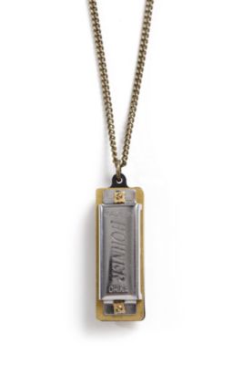 Love Nail Tree Harmonica Necklace