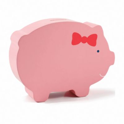 Wooden Bank - Piggy