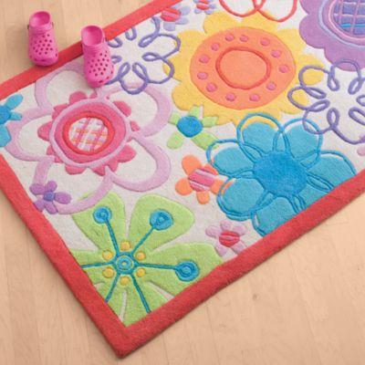 Tween Girls Bedding on Tween Girls Bedding On Colorful Flowers Rug For Girls Bedroom Decor