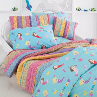 Savannah Stripe Patchwork Quilt Bedding